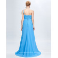 Grace Karin One Shoulder Sky Blue High Slit Long Evening Dress CL3186-4